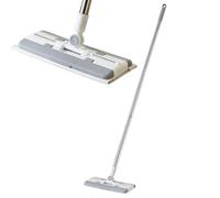 Serpillières Plates pour Nettoyage de Sol | Outil De Changement De Chiffon Automatique Réutilisable - Serpillière Humide et Sèche sans Contact de 110 cm pour Parquets,pour Nettoyage Sols Maison