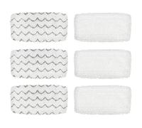 Serpillières - SODIAL - Bissell PowerFresh 2747A - 3 x Blanches - Lavables - Microfibre