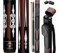 Serpion - Pool Cue Stick 100% Canadian Maple Wood. Professional Billiard Pool Cue Stick with Hard Case and Joint Protectors