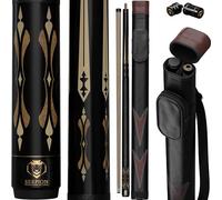 Serpion - Pool Cue Stick 100% Canadian Maple Wood. Professional Billiard Pool Cue Stick with Hard Case and Joint Protectors