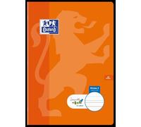 Serpodile Cahier spécial DYS avec des Lignes de Couleurs - interligne 5 mm - A4 - Reliure agrafée