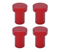 Serrage de Table à Bois 4 pièces colliers de serrage en alliage d'aluminium banc chien pince pince à bois pour table de travail du bois établi Rabotage pour trou de chien de 19 mm (Rouge)