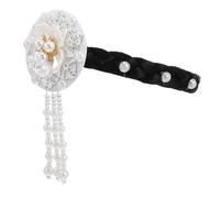 Serrage-tête à Fleurs Coréen à Franges, Plastique et Tissu | Style Ethnique, Usage Costume Traditionnel et Événements Spéciaux, Design Confortable et Robuste