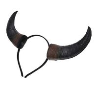 Serrage-tête de Costume D'halloween, Bandeau à Cornes Noir, Plastique | Fête Halloween, Cne Serrage Tete Buffle, Accessoire Carnaval, Confortable, Cornes Mobiles