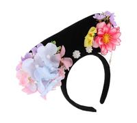Serrage-tête de Princesse Rétro Floral Style Cour de Chine pour Femmes | Accessoire Léger en Plastique, Usage Cosplay et Photographie Thématique, Confort au Porté, Inspiration Hanfu
