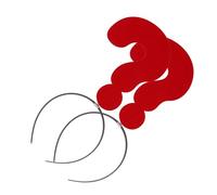 Serrage Tête Fantaisie Question Marque, Lot de 2, Rouge, Tissu | Style Drôle et Créatif, Confortable et Léger, pour Festival, Photos Entre Amis et Autoportrait