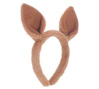 Serrage-tête Oreilles D’animaux Marron en Tissu, Style Cartoon | Fêtes et Vacances, Léger à Porter, Forme Kangourou, Adapté Filles et Femmes Adultes