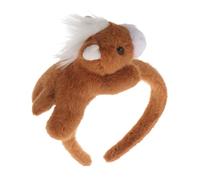 Serrage-tête Petit Cheval en Peluche Marron pour Femmes, Nouvel An