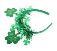 Serrage Tête Trèfle Vert pour Femmes, Style Irlandais Festif | Accessoire Léger en Tissu, Confortable et Polyvalent, pour Festivals, Mariages et Saint Patrick