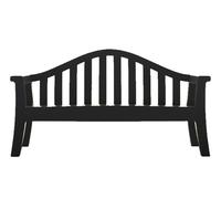 SERRALUNGA banc GIULIETTA (Noir laqué - LLDPE)