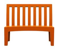 SERRALUNGA banc ROMEO (Orange laqué - LLDPE)