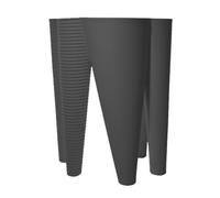 SERRALUNGA vase THE VASES (Anthracite - LLDPE)