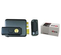 Serratura cancello applicare elettrica 53n iseo - Vern c.tondo fisso m2+scr+puls e.mm 50/80 dx 8204596