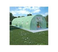 vidaXL Serre 900x300x200 cm Vert Acier Galvanisé Serre de Jardin Abris Légumes 45537
