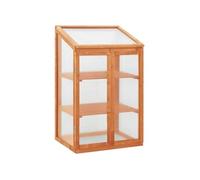 vidaXL Serre 60x45x100 cm Bois de sapin Marron G
