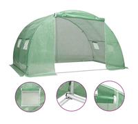 Serre 8 m² 2x4x2 m Vert Tissu Abri de Plantes Fleurs Jardin Extérieur vidaXL