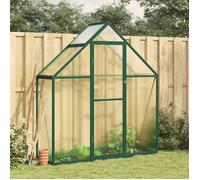 Serre - Aluminium - 169x58x195 cm - Vert et transparent - Protection des plantes