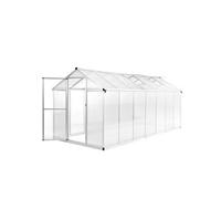 vidaXL Serre Aluminium 421x190x195 cm 15,6 m³