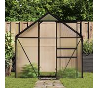 Serre avec Cadre de Base Aluminium 4,75 m² Abri de Plantes Jardin vidaXL