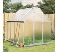 Serre avec Cadre de Base Terrasse Extérieur Arrière-cour Aluminium vidaXL