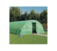 Vidaxl Serre Avec Cadre En Acier Vert 110 M² 22x5x2,3 M
