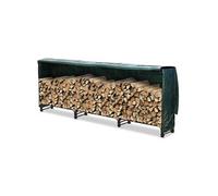 VOUNOT Serre Bûche 3m avec Housse de Protection Range Bûche Acier Serre Bûche Grande Capacité Rangement pour Bûches Range Bois Serre Bois Housse de Protection Intégrale Inclus