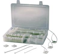 Serre-câble 100 mm, 142 mm, 190 mm x 4.8 mm transparent(e) TRU COMPONENTS EPR-350 1566420 crantage intérieur 1 set