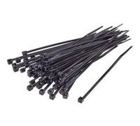 TRU Components Serre-câble TC-CVR200DBK203 200 mm x 4,80 mm noir, crantage intérieur 100 pc(s)