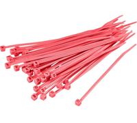 Serre-câble 203 mm x 3.60 mm rouge TRU COMPONENTS TC-CV150203 1593701 crantage intérieur 100 pc(s)