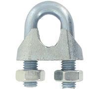Serre-câble à étrier - Etrier acier zingué - Diamètre Câble 12 mm - Vendu par 5