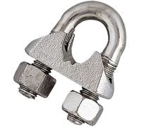 Serre-câble - CHAPUIS - Blister de 2 - Acier zingué - Ø3 à 4 mm - Résistance à la corrosion