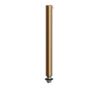 Serre-câble cylindrique en métal long 15 cm avec tige, écrou et rondelle - Bronze satiné