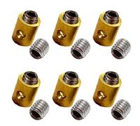 Serre Câble de Gaz Ø5x6mm Accélérateur Carburateur Poignée Tirage Rapide, Moto, Mobylette et Tondeuse - Ø5x6mm, Tirage Rapide, Kit de 6 Pièces