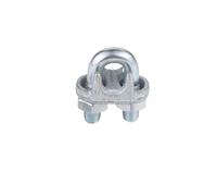 Serre-câble de type U - Boulons de câble en acier - Galvanisation à chaud à froid (M12 - 2 pièces)