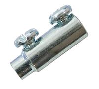 SERRE CABLE DIAMETRE 9MM LONGEUR 26MM PERCAGE 3.5MM DOUBLE VIS UNIVERSEL TONDEUSE TRACTEUR MOTOCULTEUR MOTO MOBYLETTE