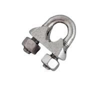 Serre-câble étrier standard 5mm en acier zingué - CHAPUIS - 300/5Z