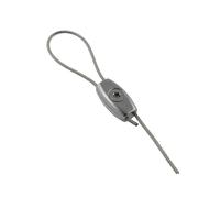 Serre Câble inox En Forme d' oeuf plat inox A4 Pour câble inox attache (Pour Câble Diamètre 4mm)