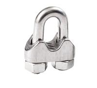Serre-câble métallique 2-30 mm, serre-câbles, acier inoxydable 304 | Pince à boulon en U, pince de verrouillage de corde, for fil, Clips de clôture, Garde Tension(M24 (1pack))