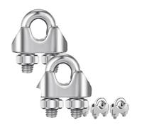 Serre-câble métallique Serre-câbles de Type U en acier inoxydable, fixation selle à boulon M5 M3, Clip câble métallique(10PCS-(M3))