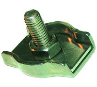 Serre-câble plat inox d.8 mm 1 boulon LEVAC - 5286F