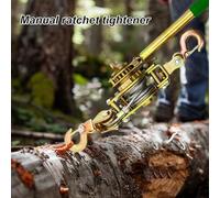 Serre-Câble Robustes à Crémaillère - Serre-Câble et Tendeur pour Corde,Système de Poulie avec Engrenages Renforcés, Tendeur Manuel à Mécanisme à Cliquet,Pour Clôture Agricole Automobile et Machinerie