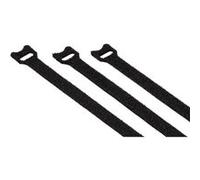Serre-câbles à scratch 12 x 200 mm, noirs, 20 pièces G