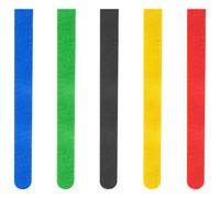 Serre-câbles autoagrippant, réutilisable, 16 x 215 mm, coloré, 5 p.