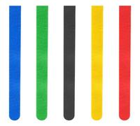 Hama Serre-câbles autoadhésifs Nylon® 215 x 16 mm, 5 pièces (rouge, bleu, jaune, vert, noir)