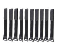 Serre-câbles avec Velcro Noir pack de 10