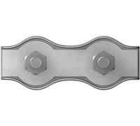 Serre-câbles dörner + helmer 4814454 3 mm acier étamé par galvanisation 20 pc(s)