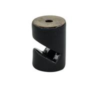 Serre-câbles en V noir 30 x 20 mm F-Bright, idéal pour organiser les câbles et améliorer l'esthétique de l'espace.