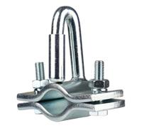 Serre-câbles métalliques Fixation Antibruit Étrier En U Acier Galvanisé | Serre-câbles Pour Remorquage Remorque Pour Voiture Véhicule Bateau Tente Clôture Corde À Linge Extérieur