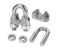 Serre-câbles serre-câbles, pince de type U en acier inoxydable 316 M2-M32 1-50 pièces(M1850Pcs)