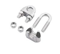 Serre-câbles serre-câbles, pince en acier inoxydable 304 type U M2-M32 1-50 pièces(M3 20Pcs)